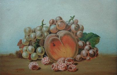 Lot 16 - 20th Century School Still Life with Peach,...