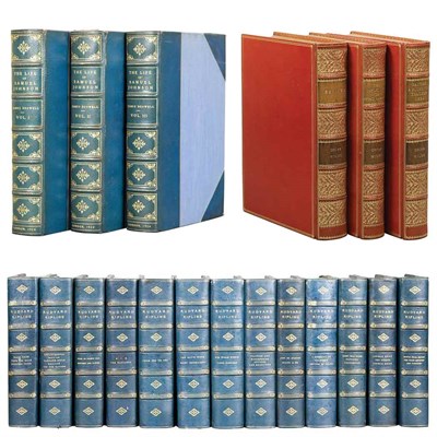 Lot 168 - [FINE BINDINGS - WILDE, BOSWELL & KIPLING]...
