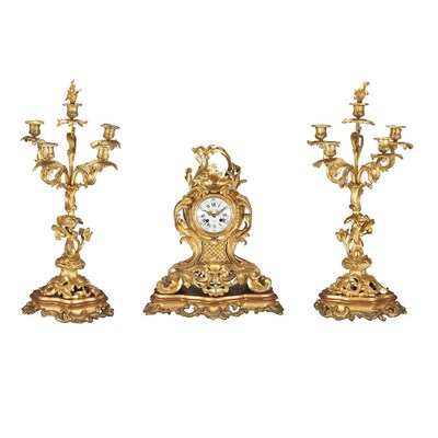 Lot 467 - Transitional Louis XV/XVI Style Gilt-Bronze...