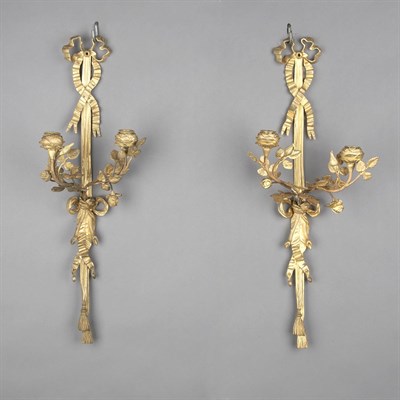 Lot 301 - Pair of Transitional Louis XV/XVI Style...
