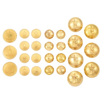 Lot 328 - Two Sets of Jacket Buttons with The Brook Crest