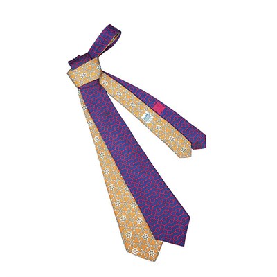 Lot 403 - Two Hermes Style Neckties Comprising a...