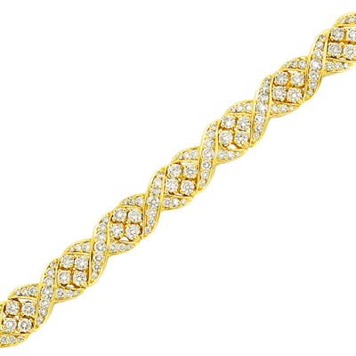 Lot 93 - Gold and Diamond Bracelet, Kurt Wayne