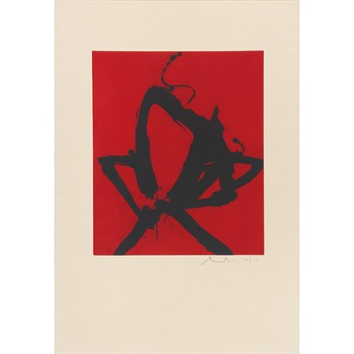 Lot 449 - Robert Motherwell (1915-1991) RED SEA I...