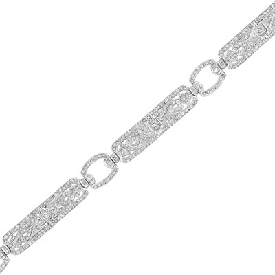 Lot 254 - Diamond Bracelet