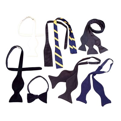 Lot 418 - Collection of Bow Ties Comprising a black...