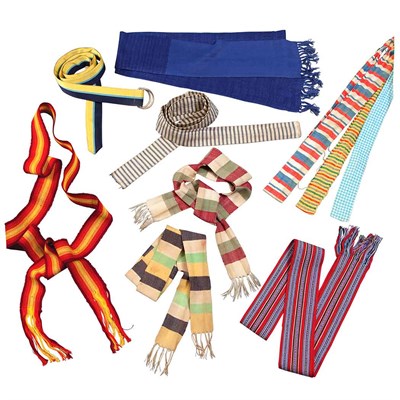 Lot 424 - Collection of Ten Tie and Other Belts...