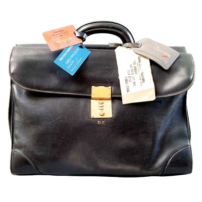 Lot 446 - Dunhill Double-Sided Briefcase 1970s Black...