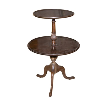 Lot 651 - George III Style Mahogany Dumbwaiter Height 36...