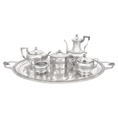 Lot 241 - Assembled Tiffany & Co. Sterling Silver Tea...