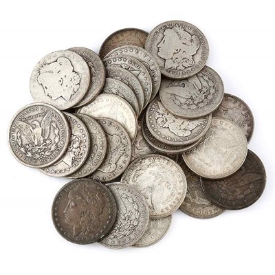 Lot 1171 - Morgan Dollar Group Lot of 25 common date...