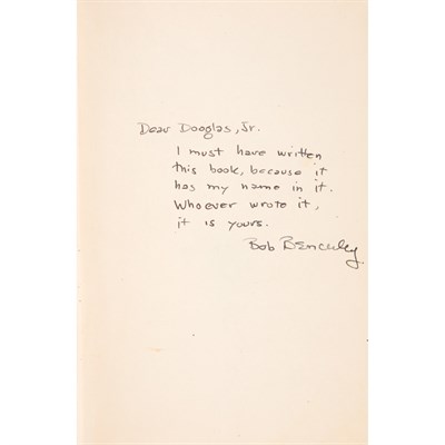 Lot 198 - [SIGNED BOOKS] BENCHLEY, ROBERT. Group of four...