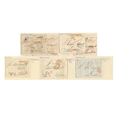 Lot 1017 - Poland Pre-Stamp Letters Group of 7 letters...