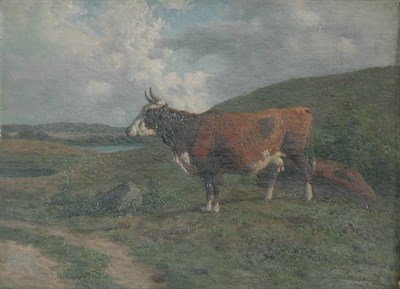Lot 53 - Carl Frederick Bartsch Danish, 1829-1908 Cow...