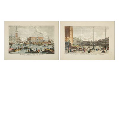 Lot 69 - After Canaletto [VENETIAN VIEWS] Two...