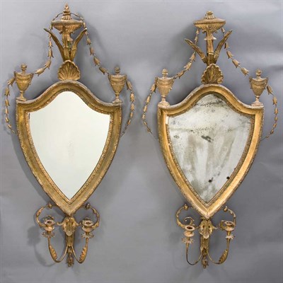 Lot 399 - Pair of George III Style Gilt-Wood and Gesso...