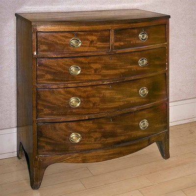 Lot 342 - English Mahogany Chest of Drawers 19th Century...