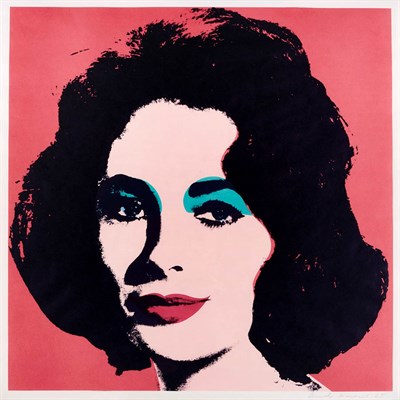 Lot 547 - Andy Warhol LIZ (F./S. II.7) Color offset...