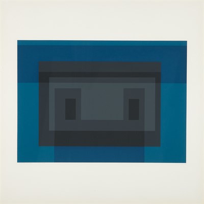 Lot 279 - Josef Albers VARIANT VII (D. 173.7) Color...