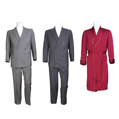 Lot 382 - Collection of Suits and a Dressing Gown...