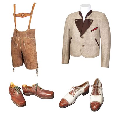 Lot 370 - Tyrolean Jacket, Lederhosen and Two Pairs of...