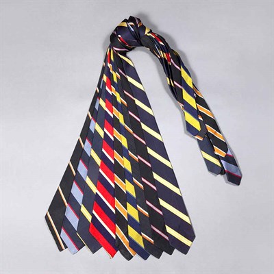 Lot 395 - Collection of Nine Neckties Comprising rep...