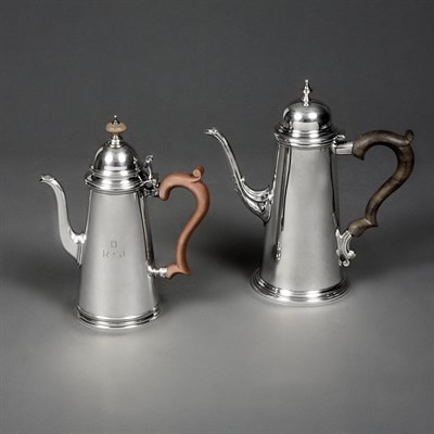 Lot 287 - Two Sterling Silver Lighthouse-Form Coffee...