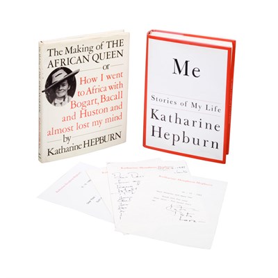Lot 202 - [SIGNED BOOKS] HEPBURN, KATHERINE. Group of...