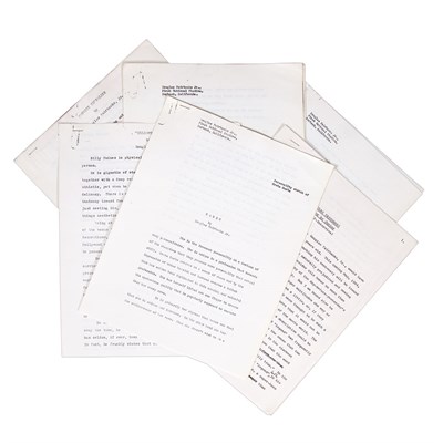 Lot 286 - FAIRBANKS, DOUGLAS, (JR.) Group of typed...