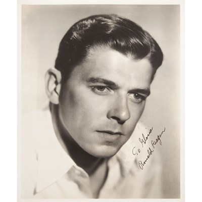 Lot 299 - REAGAN, RONALD Photograph inscribed....