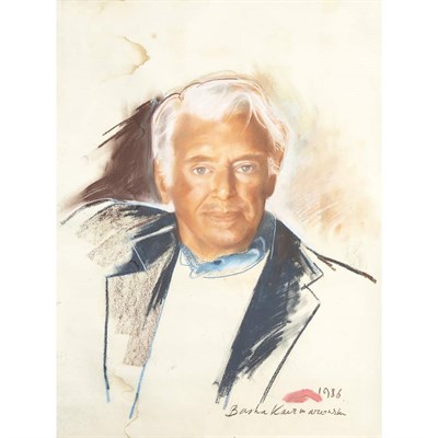 Lot 283 - [FAIRBANKS, DOUGLAS, (JR.)] Unframed pastel...