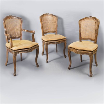 Lot 24 - Set of Three Louis XV Style Fruitwood and...