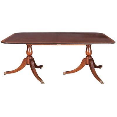 Lot 1276 - George III Style Banded Mahogany...