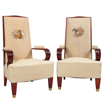 Lot 173 - Jacques Adnet French, 1900-1984 Pair of Open...