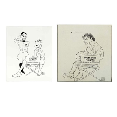 Lot 295 - HIRSCHFELD, AL Group of three items....