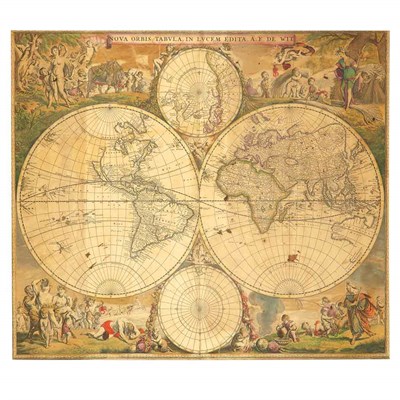 Lot 184 - [MAPS] [DE WIT, FREDERICK] Nova Orbis Tabula....