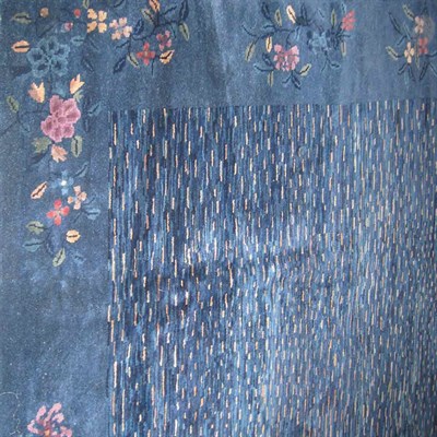 Lot 632 - Chinese Carpet China, circa 1925 The indigo...