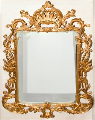 Lot 417 - Continental Rococo Style Gilt-Wood Mirror...