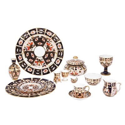 Lot 245 - Royal Crown Derby Porcelain Dinner Service In...