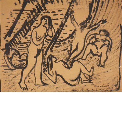Lot 100 - Max Weber American/French, 1881-1961 Five...