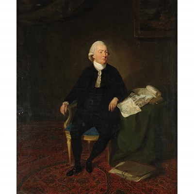 Lot 71 - Follower of Johann Zoffany Portrait of a...