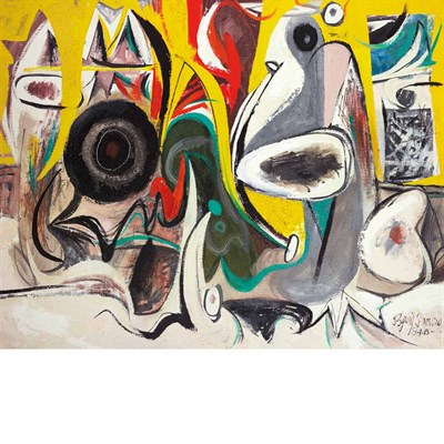 Lot 108 - Byron Browne American, 1907-1961 Dance of...