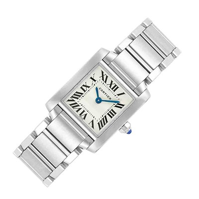 Lot 168 - Lady's Stainless Steel Wristwatch, Cartier