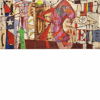 Lot 110 - Karl Zerbe American, 1903-1972 Communications,...