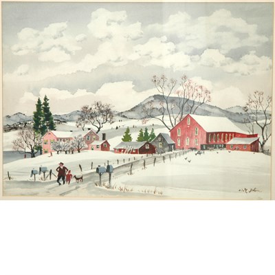 Lot 19 - Adolph Arthur Dehn American, 1895-1968 Winter...