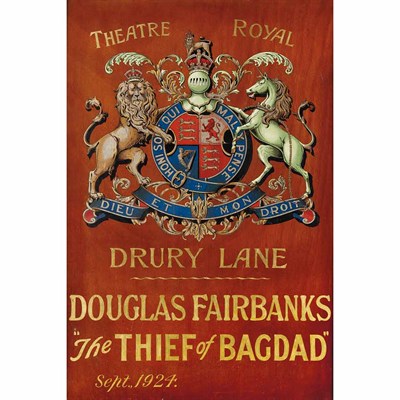 Lot 244 - [FAIRBANKS, DOUGLAS, (SR.)] Painted sign on...