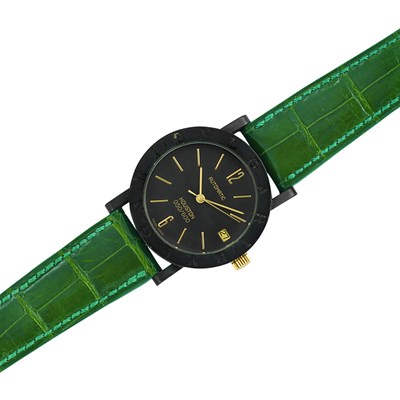 Lot 161 - Rubber Wristwatch, Bulgari