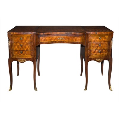 Lot 228 - Louis XV Style Parquetry Inlaid Lady's...