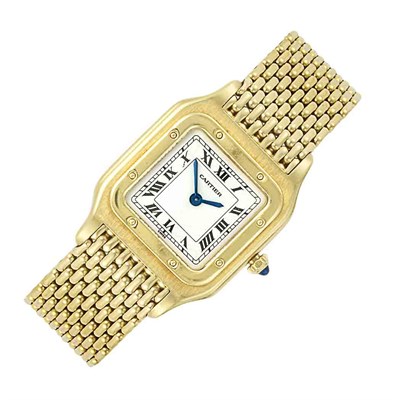 Lot 219 - Lady's Gold Wristwatch, Cartier