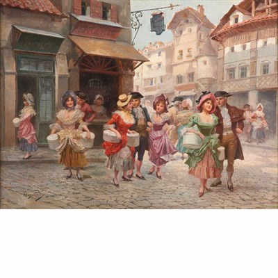 Lot 22 - Alonzo Perez Spanish, 19th/20th Century...
